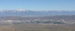 2013 06 08 15 43 54 View Of Elko Nevada From Twin Peaks In The Adobe Range With Spring Creek And The Ruby Mountins Visible In The Distance