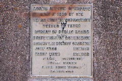 Adams Avenue Overpass Plaque