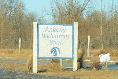 Ankeny Iowa 20080104 Welcome Sign