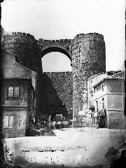 Avila Puerta Del Alcazar 1880 01