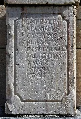 Batalla De La Albuera – Monumento Al General Castaños, Tableta Izquierda