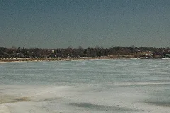 Chemong Lake Causeway In Winter Panoramio