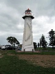 Cleveland Point Light, New Light At Background, 2009