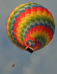 Colorful Hot Air Balloon Zk Oak Overhead