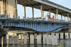 Cow Bayou Swinging Bridge 2015