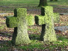 Crosses, Military Cemetery, Vladslo, Flanders