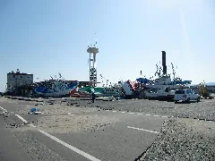 Damage To Ōtsu Port By 2011 Tōhoku Earthquake