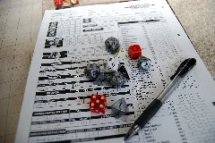 Dice And Character Sheet (3419936702)