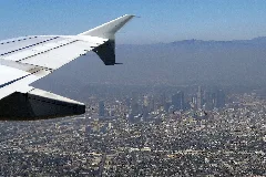Down Town Los Angeles Flight Las Lax A319 Spirit (10629754523)