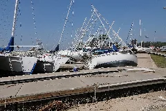 Fema 38737 Boats Moved On Shore And Damaged By Hurricane Ike