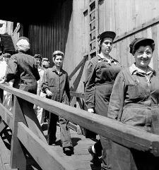 Female Shipyard Returning To Work