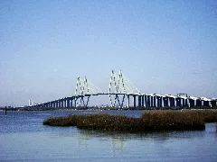Fred Hartman Suspension Bridge, Hwy 146, Baytown, Texas 0220101111