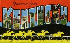 Greetings From Kentucky Large Letter Postcard (4236609305)