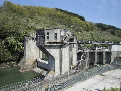 Hiikawa Dam Left View
