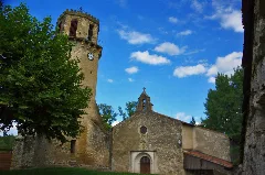L'église Et Le Donjon Clocher De Tourtouse (Ariège)