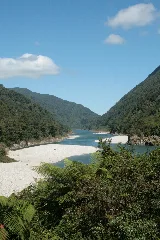 Looking Down The Lower Buller River Panoramio
