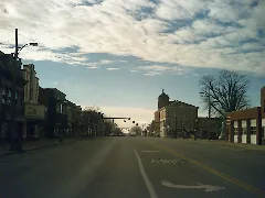 Looking North On High Street In Hillsboro, Ohio