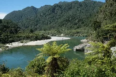 Looking Up The Lower Buller River Panoramio