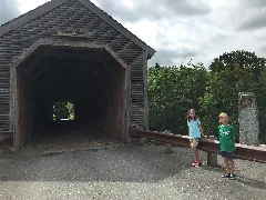 Lowes Covered Bridge, National Register, Maine 01