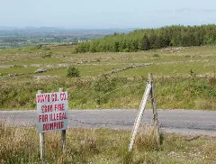 Minor Road, Fields And Forestry Geograph.org.uk 487853