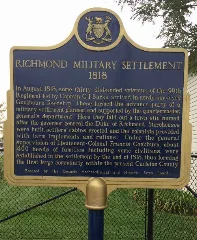 Monument Perth Street Richmond Ontario Canada