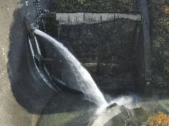 Naruko Dam Valve Discharge