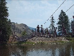 Old Rickety Suspension Bridge Panoramio