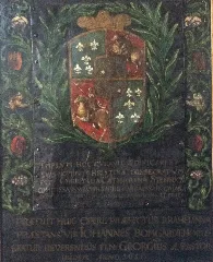 Plaque In Ristiina Church 1650