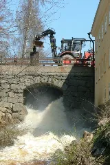 Refurbishing Of Dam In Färna. Spectacular Experience. Camera Angle North North East Panoramio