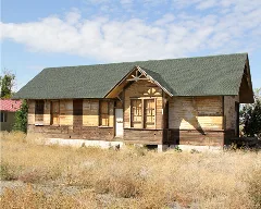 Ross Fork Oregon Short Lines Railroad Depot.front