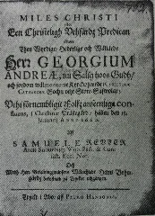 Sermon Over Georgius Kyander