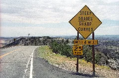 Sign On Utah State Route 12 Southbound, South Of Boulder