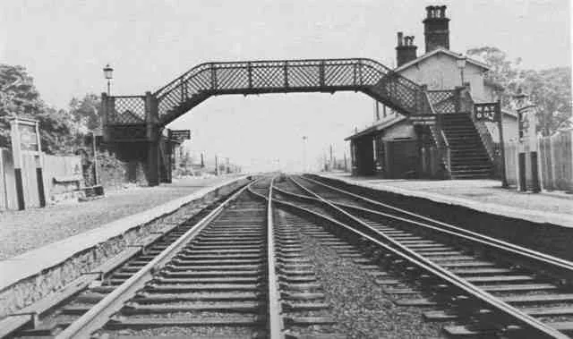 Aber Railway Station 1936