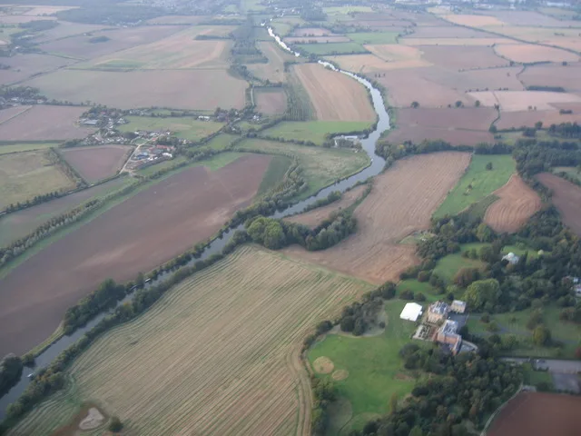 Aerial View From Paramotor Of Nuneham House Geograph.org.uk 305686