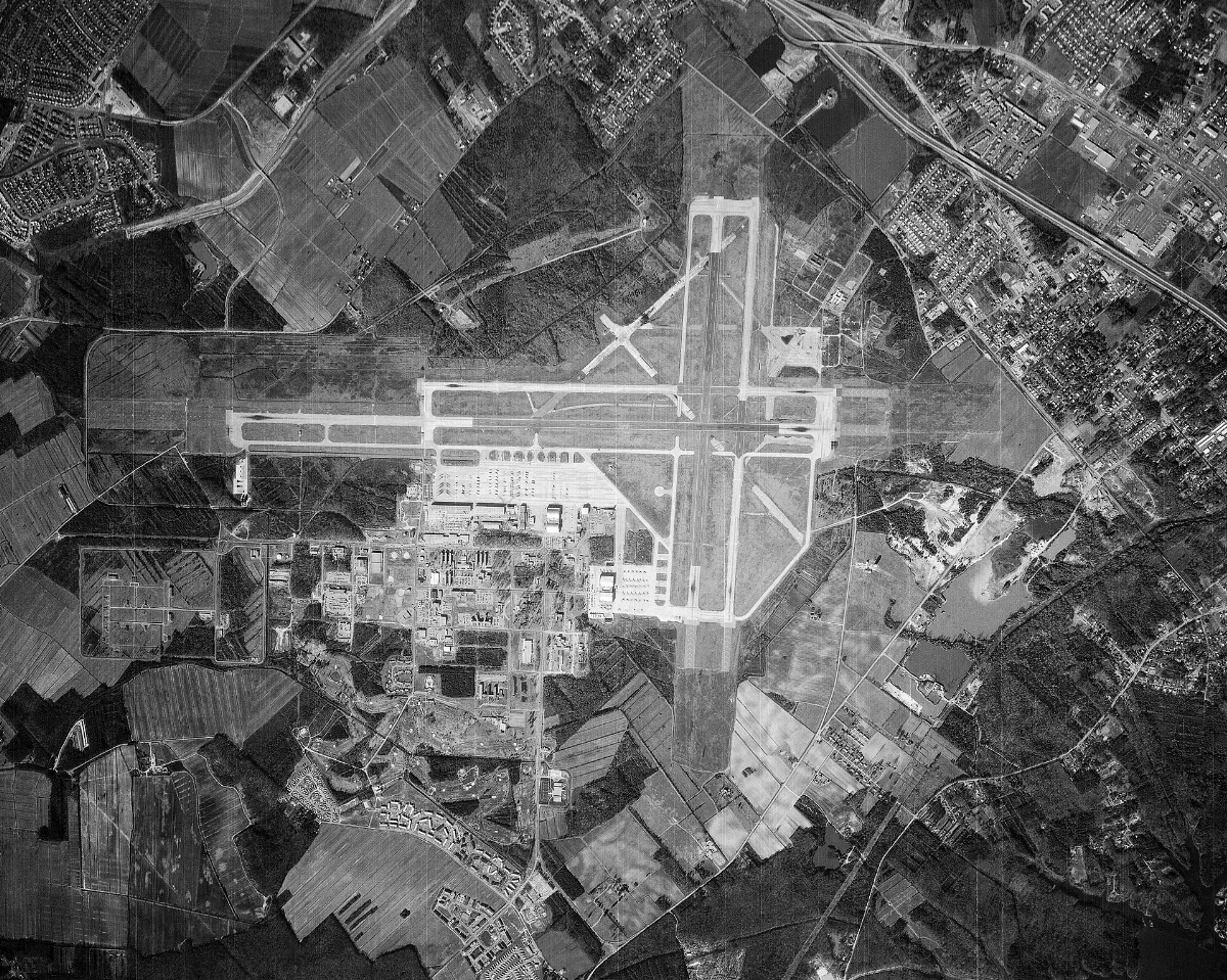 Aerial View Of Naval Air Station Oceana In 1978