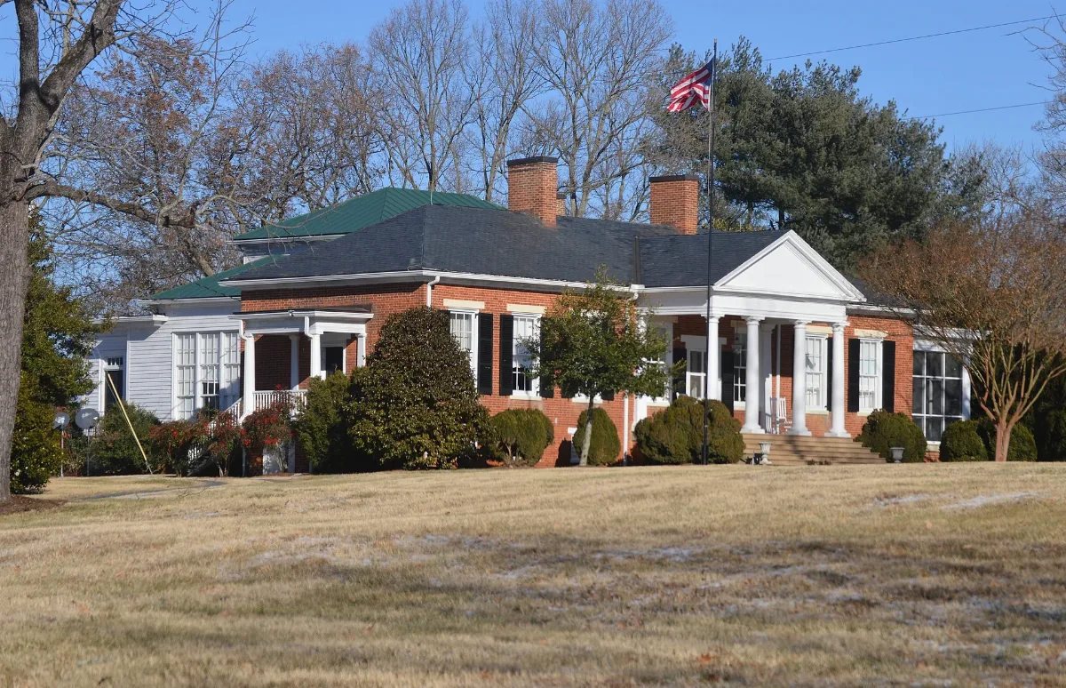 Ampthill Farmhouse From Southwest