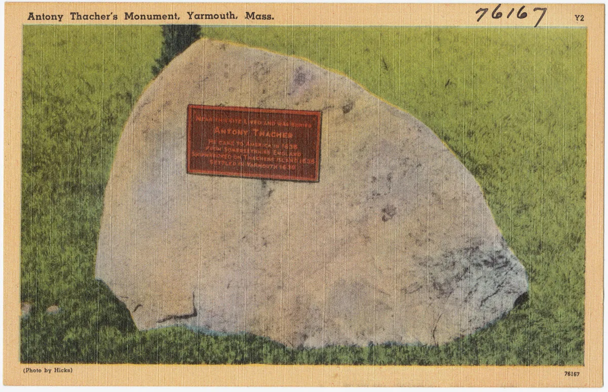 Antony Thachers Monument, Yarmouth, Mass
