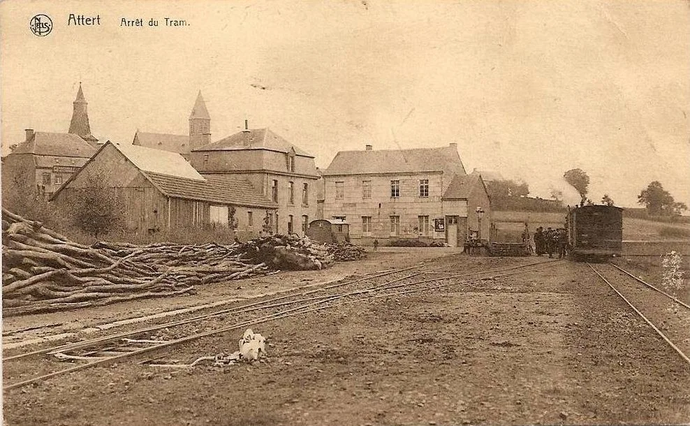 Attert Arret Du Tram Ancienne