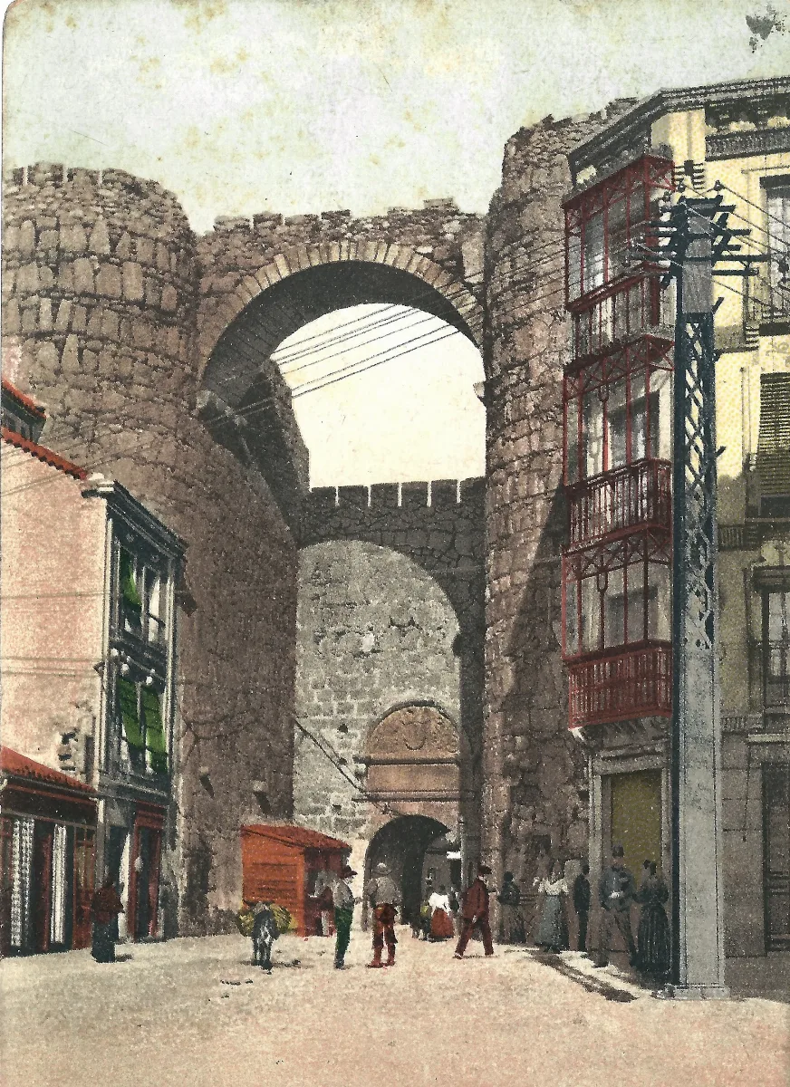 Avila Puerta Del Alcazar 1901 01