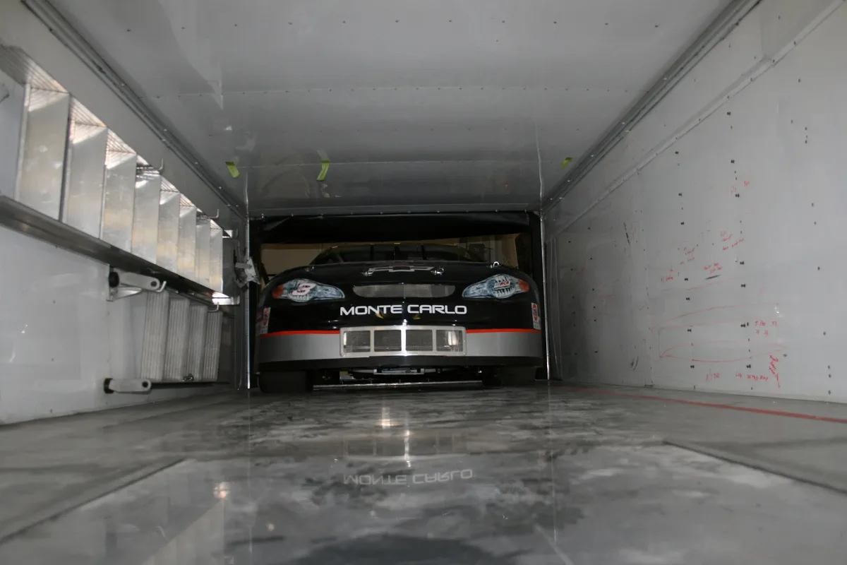 Dale Earnhardt Car In Hauler (4304278425)
