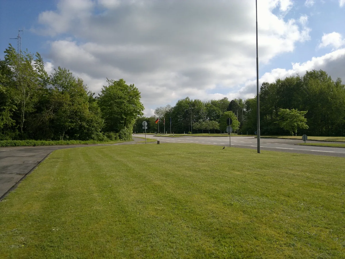 Denmark Germany Border. Image Is Taken On The Denmark Side
