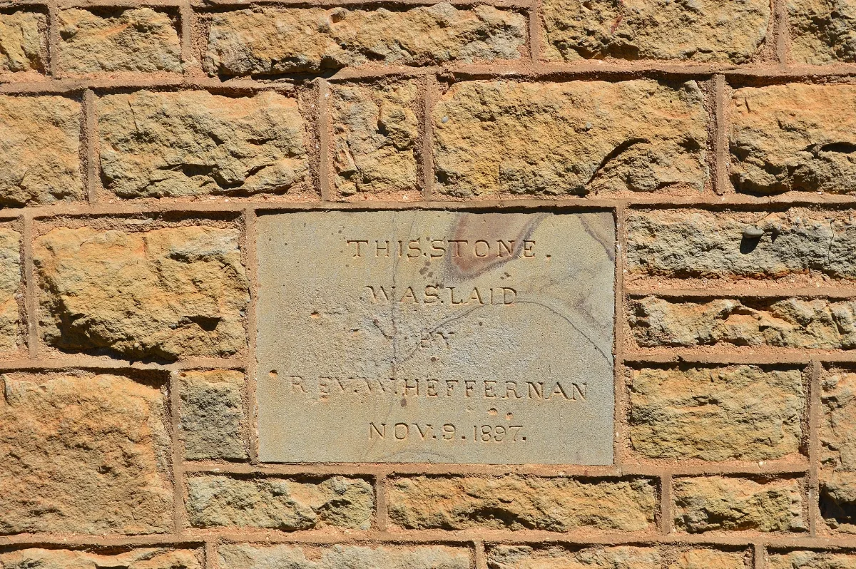 Hampton Nsw Anglican Church Foundation Stone