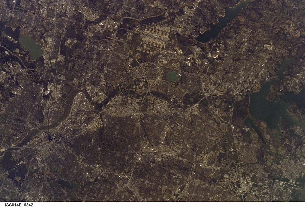Iss014 E 16342 View Of Texas