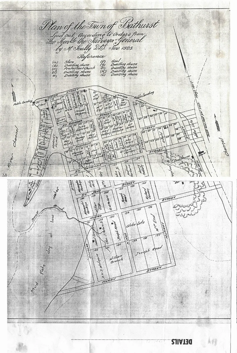 Plan Of The Town Of Bathurst, November 1828