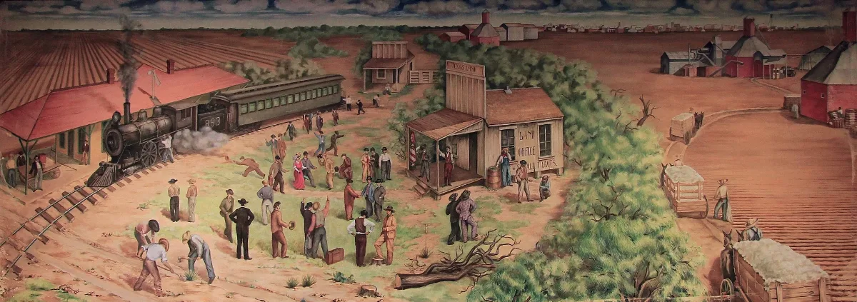 Robstown Tx Post Office Mural